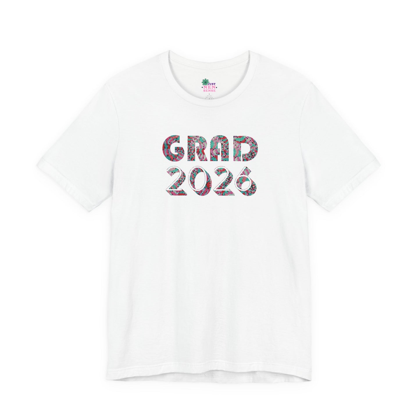Personalized Graduation T-Shirt — Bold Colorful Name Graphic - Nensensical