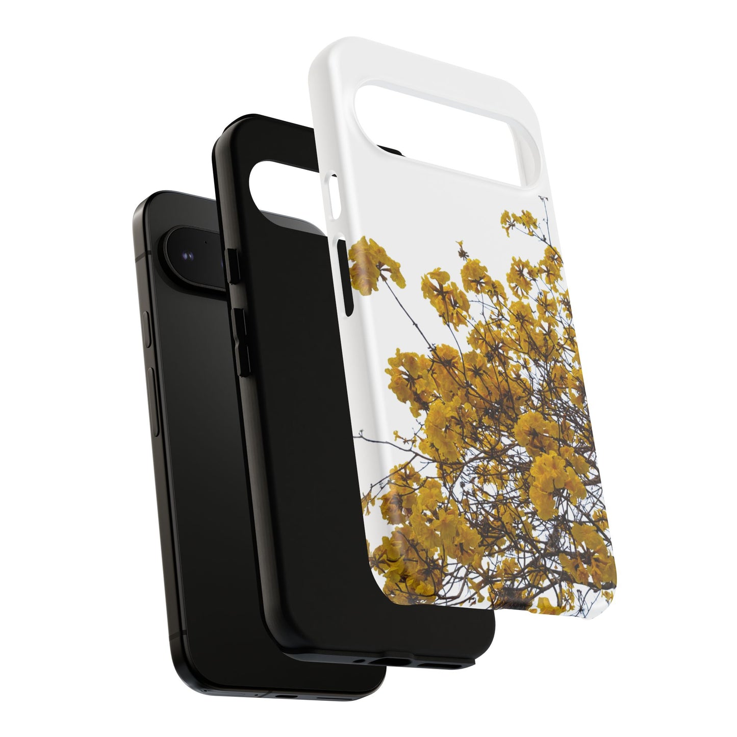Yellow Floral Phone Case — Bright Yellow Flowers Tough Case - Nensensical