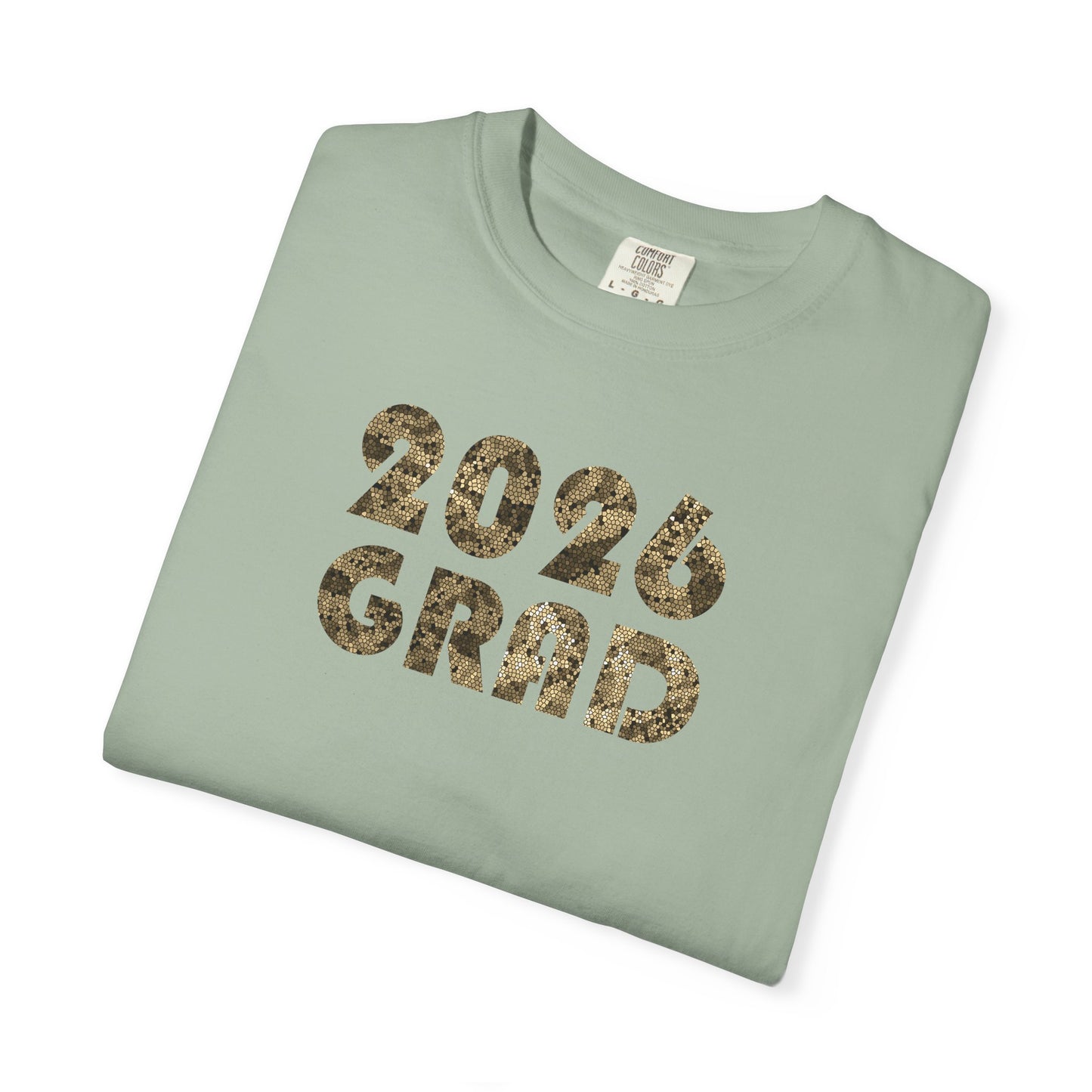 Personalizable Graduation 2026 Neutral Geometric Pattern Tee — Senior Commemorative T-Shirt - Nensensical