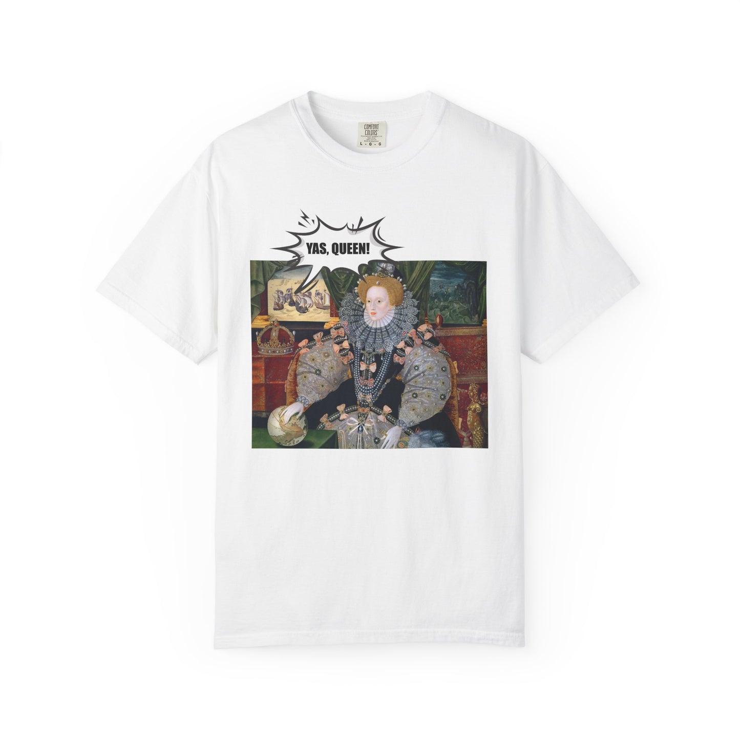 Queen Elizabeth I Armada Painting Joke T-shirt