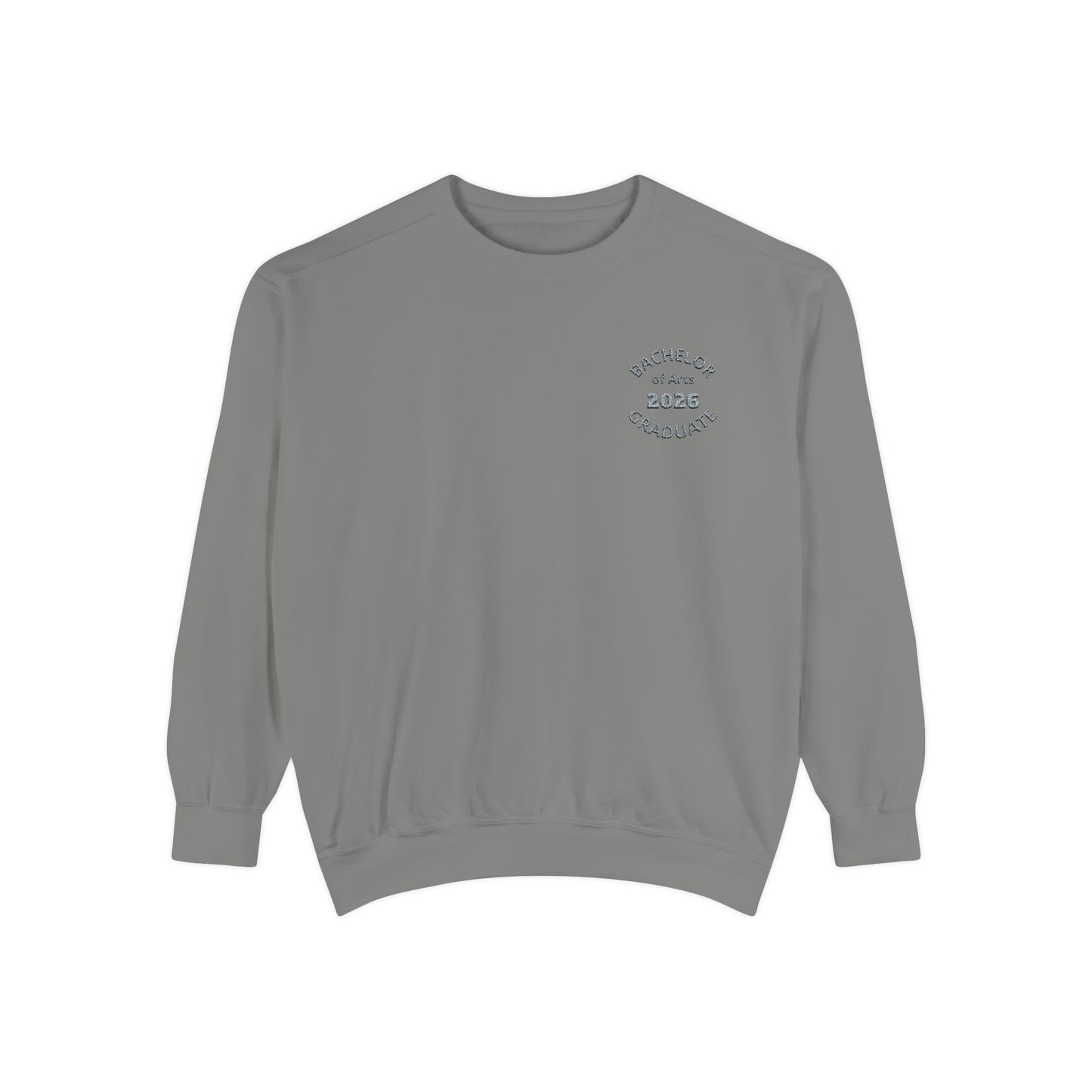Embroidered Bachelor of Arts Graduate Sweatshirt