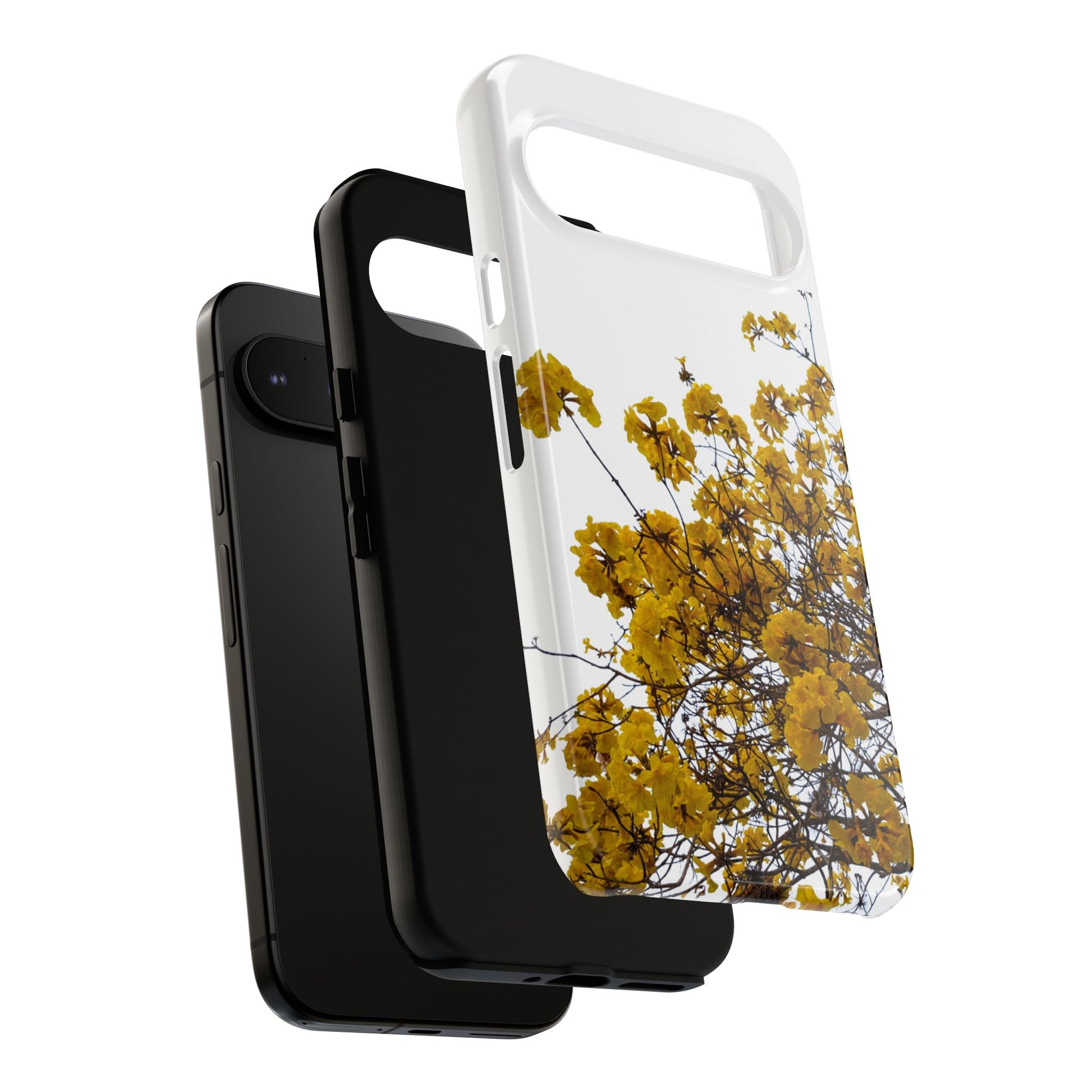 Yellow Floral Phone Case — Bright Yellow Flowers Tough Case - Nensensical