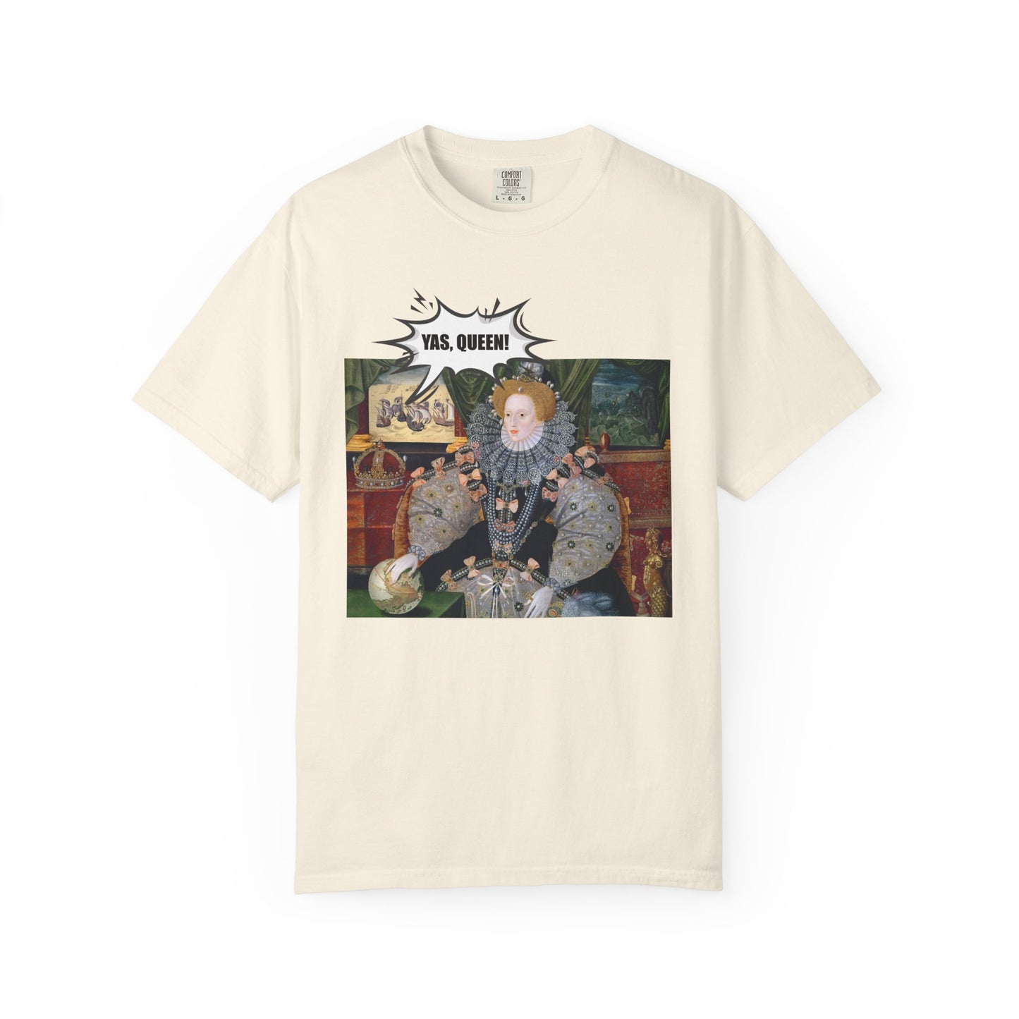 Queen Elizabeth I Armada Painting Joke T-shirt