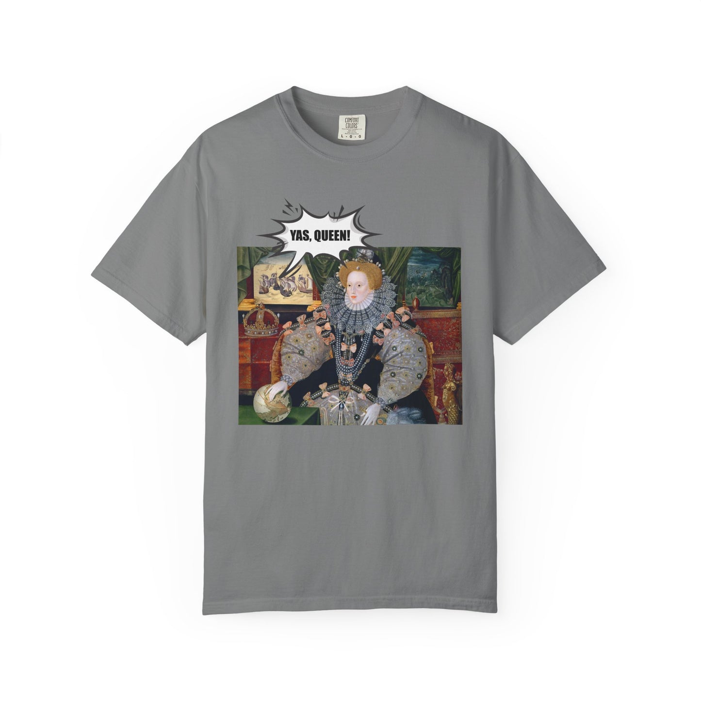Queen Elizabeth I Armada Painting Joke T-shirt