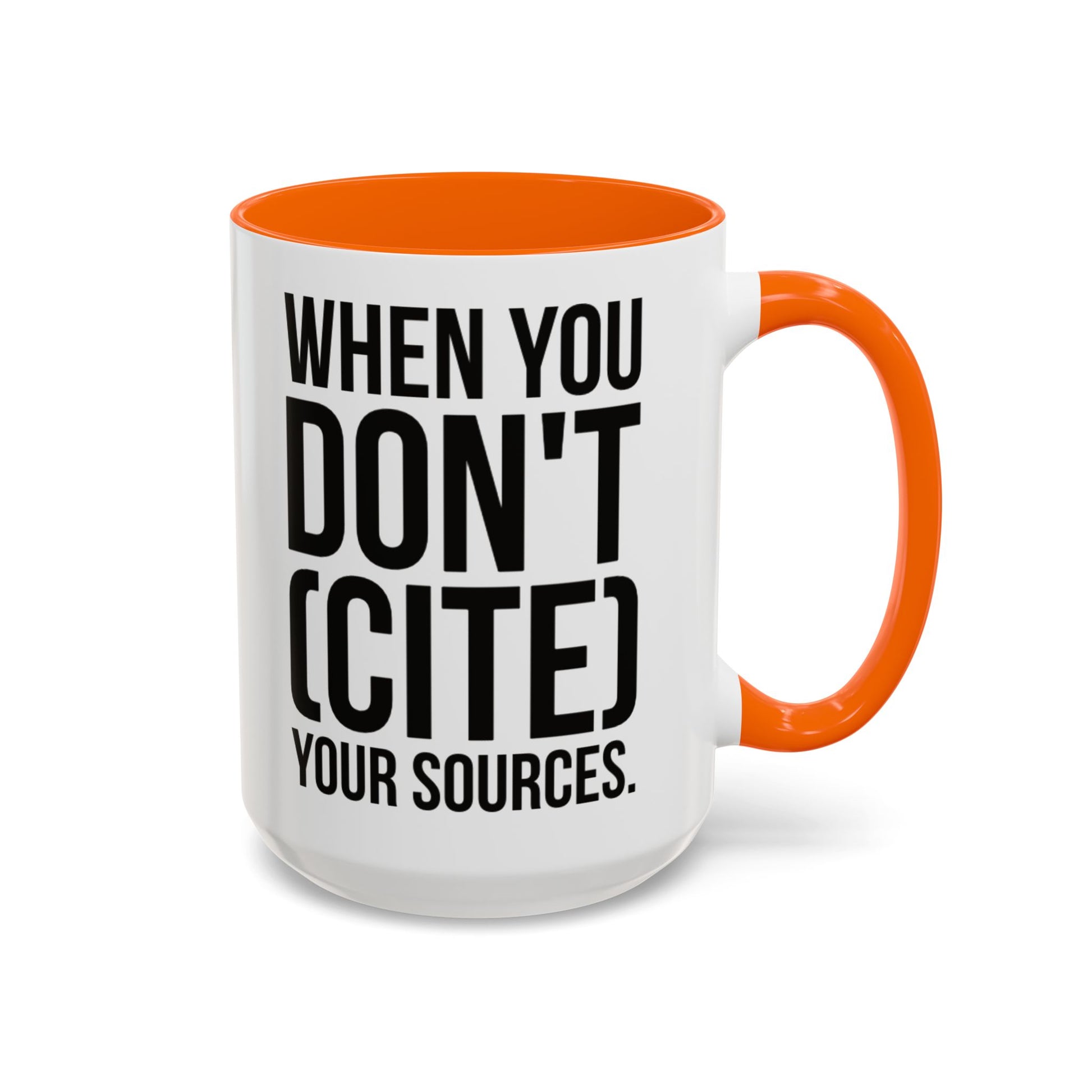 Bruh... It's Lowkey Sus — Accent Coffee Mug (Academic/Teacher Humor) - Nensensical