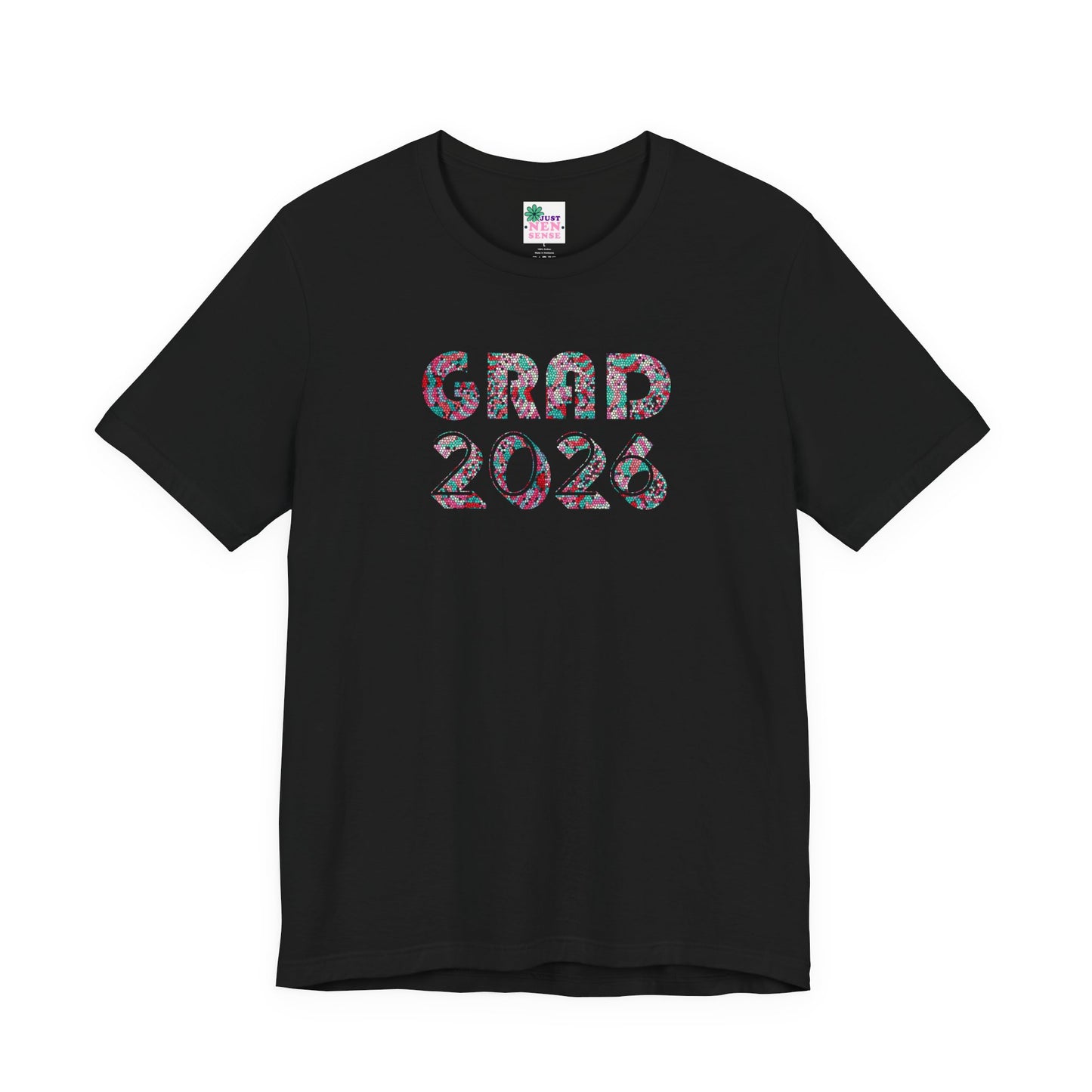 Personalized Graduation T-Shirt — Bold Colorful Name Graphic - Nensensical